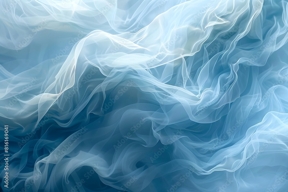 A close up of a blue and white background with a wave A close up of a blue and white background with a wave