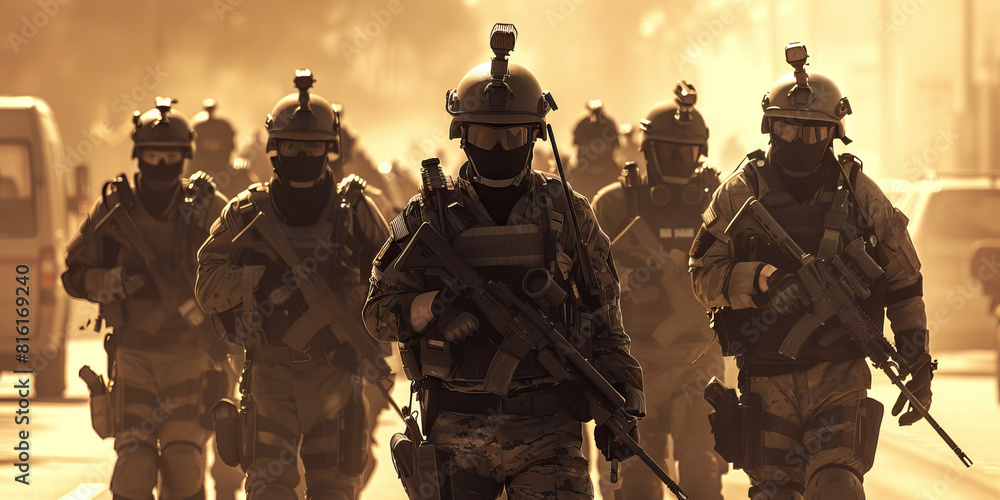 Policy (Brown): Symbolizes the development of policies and guidelines governing police militarization Policy (Brown): Symbolizes the development of policies and guidelines governing police militarization