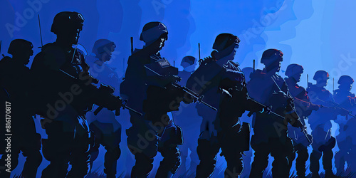 Civil Liberties (Blue): Signifies concerns about the impact of police militarization on civil liberties and constitutional rights