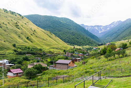Wallpaper Mural Caucasus mountains landscape near Saniba village, North Ossetia-Alania, Russia Torontodigital.ca