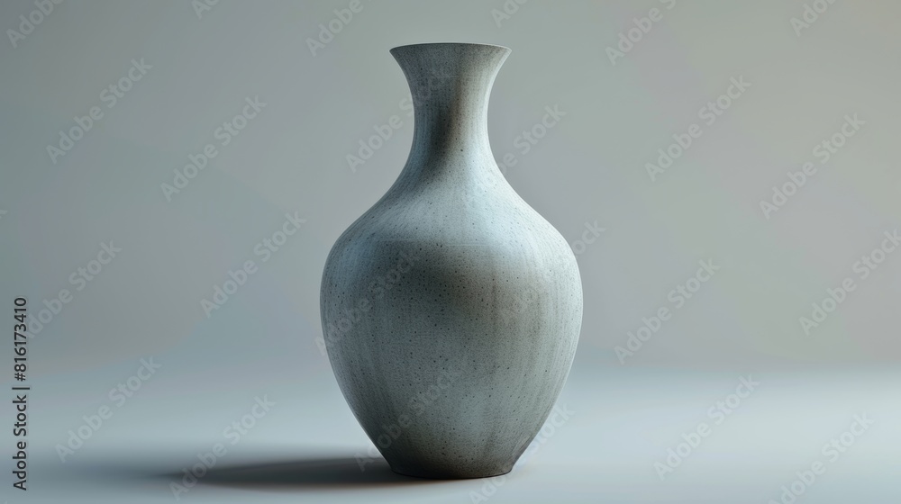 Elegant ceramic vase on soft backdrop Elegant ceramic vase on soft backdrop