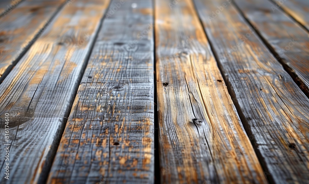 Surface of old brown chipped and deteriorated wood texture Surface of old brown chipped and deteriorated wood texture