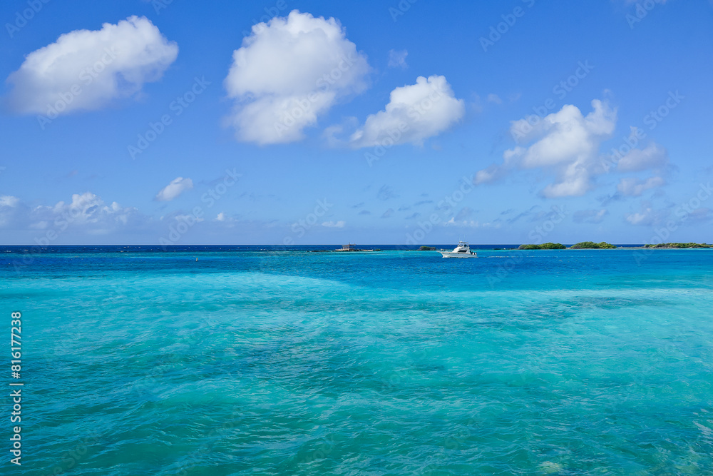 Beautiful seascape Pos Chiquito Beach Park Aruba Beautiful seascape Pos Chiquito Beach Park Aruba