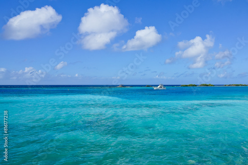 Beautiful seascape Pos Chiquito Beach Park Aruba