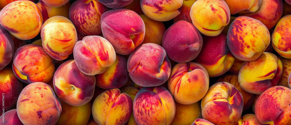 Collection of fresh and juicy ripe peaches. Collection of fresh and juicy ripe peaches.