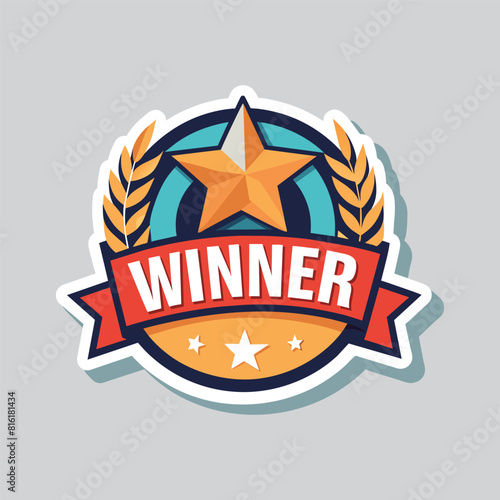 Gold cups for winners and other sports trophies. First place competition winner. Win award.