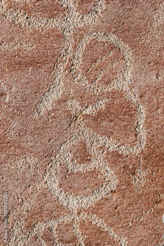 Detail Of Mount Stirling Petroglyphs