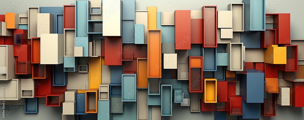 Modern flat design top view urban architecture theme animation Triadic Color Scheme Modern flat design top view urban architecture theme animation Triadic Color Scheme
