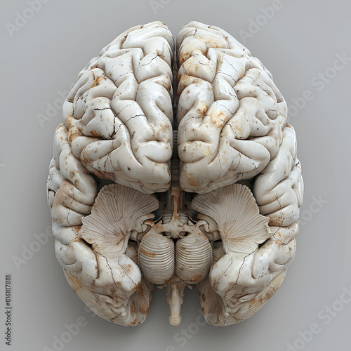 Human Brain Gray Color,
3d humen brain 32k uhdsharp super focusfine detailperfect imageperfect compositionmast erpieces
 photo