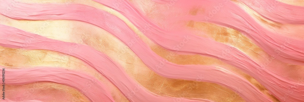 Abstract textured surface with pink and rose gold wavy layers, creating a luxurious and feminine design
Luxury, Femininity, Texture, Pink, Rose Gold Abstract textured surface with pink and rose gold wavy layers, creating a luxurious and feminine design
Luxury, Femininity, Texture, Pink, Rose Gold