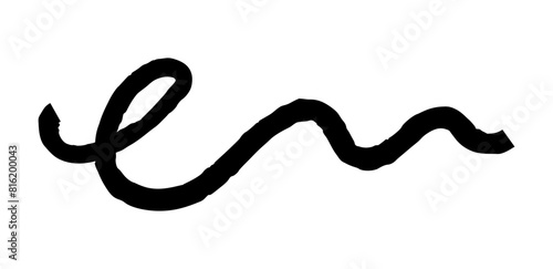 Dry brush mark, pencil squiggle and scribble. Hand drawn vector crayon various line, spiral and doodle. Black rough highlighter, chalk stroke, pencil divider. Curly line. Scratchy strokes with rough