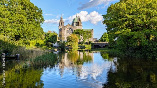 Obraz na płótnie Galway cathedral in Galway city, Ireland, Irish landmark, buildings and architecture w salonie