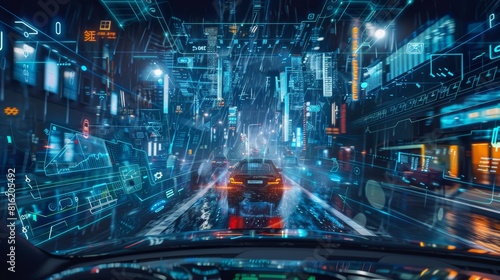 Futuristic Autonomous Car Navigation in Urban Environment with Real-Time Traffic and Weather Updates