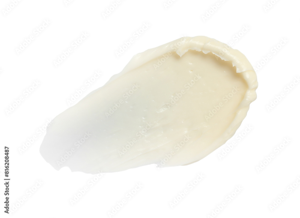 Tasty butter on white background, top view Tasty butter on white background, top view