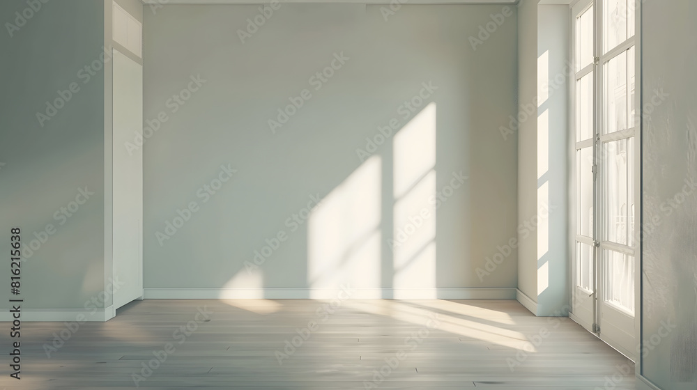 Empty and unfurnished brand new apartment : Generative AI Empty and unfurnished brand new apartment : Generative AI