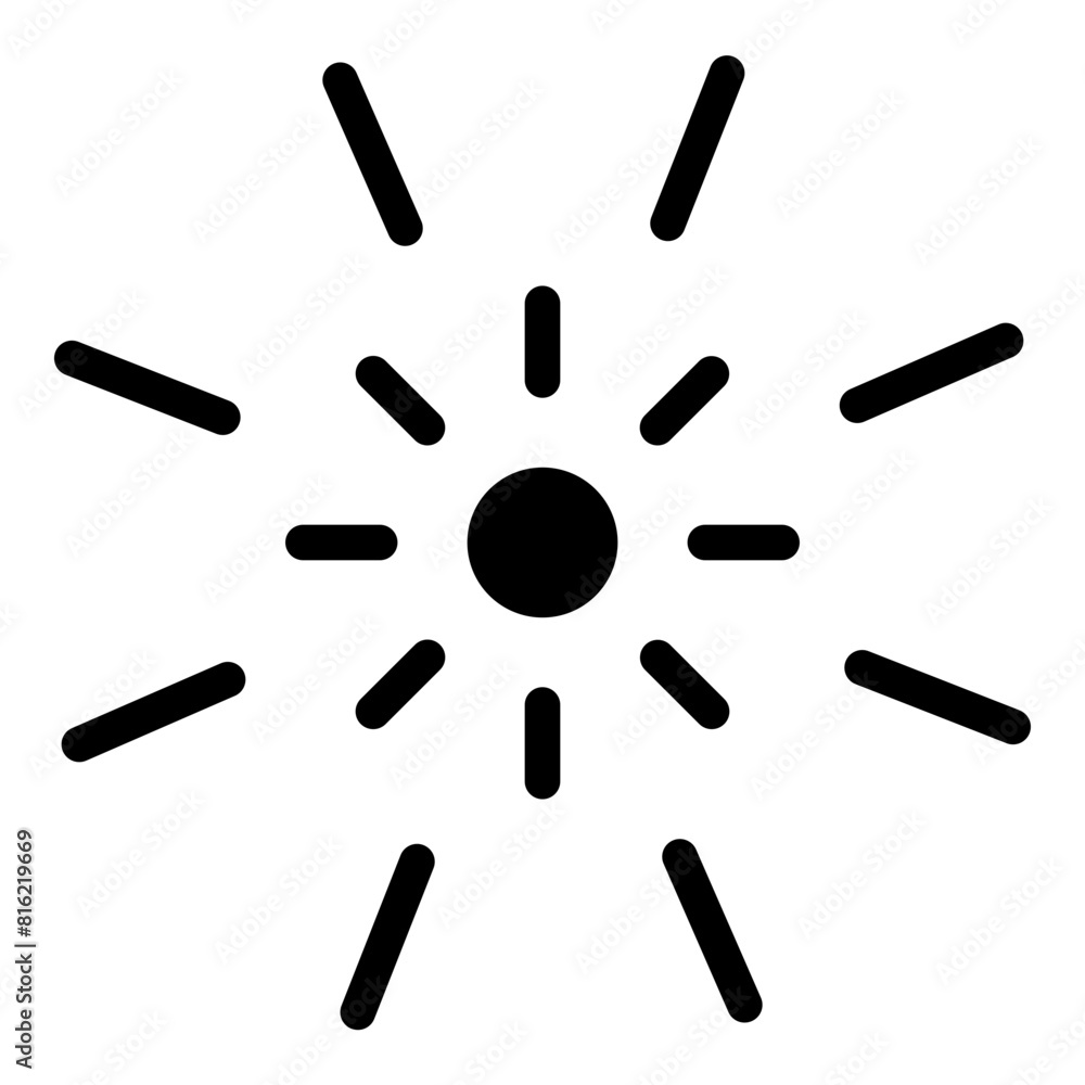 Flare Glyph Icon Design Flare Glyph Icon Design