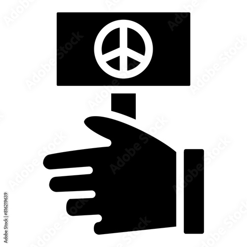Freedom Glyph Icon Design