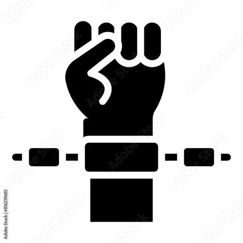 Slave Glyph Icon Design