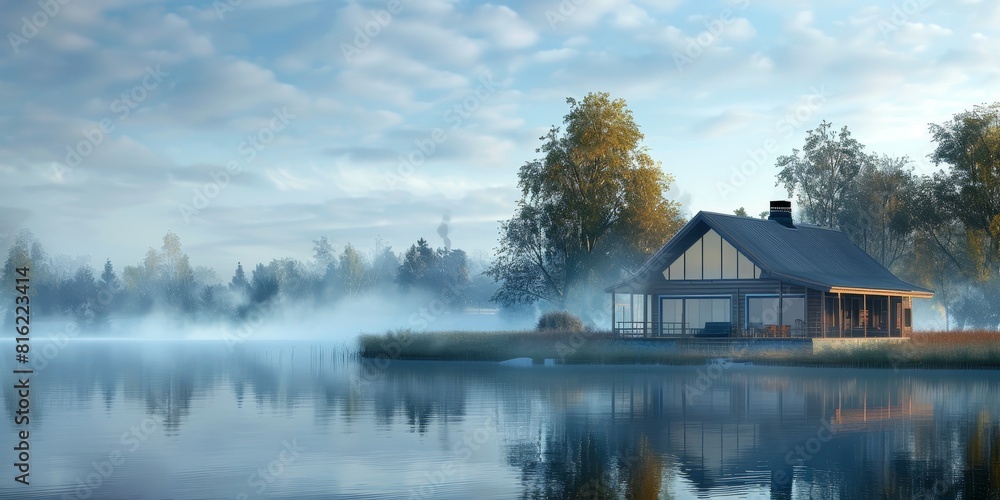 house near the lake Generative AI house near the lake Generative AI