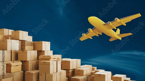 Shipping plane