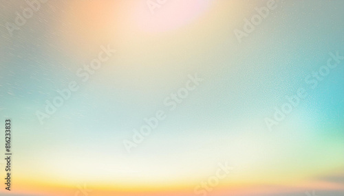 white green blue orange yellow , grainy noise grungy empty space or spray texture , a rough abstract retro vibe background template color gradient shine bright light and glow