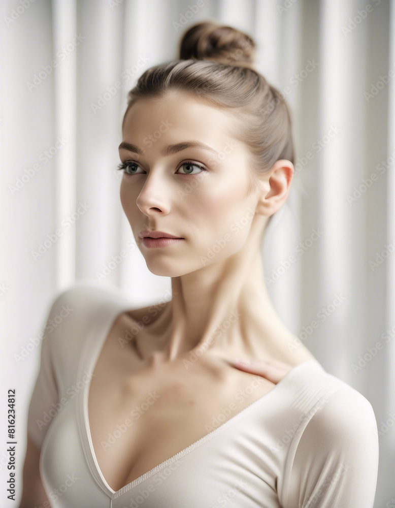portrait of a women ballet, isolated white background
portrait of a women ballet, isolated white background