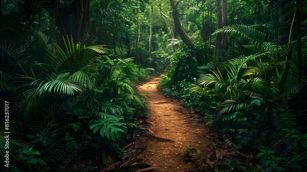 Enchanted Tropical Forest Pathway Enchanted Tropical Forest Pathway