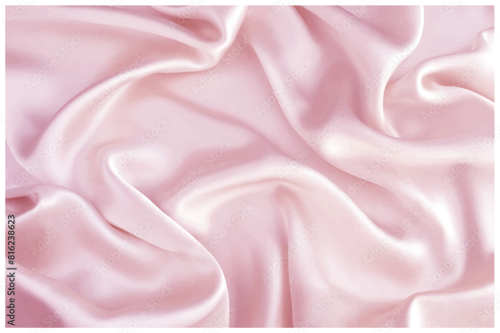 Fototapeta premium ペールピンクのシルクサテン