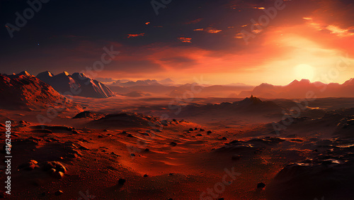 Martian Landscape - Exploring the Red Planet Outdoors