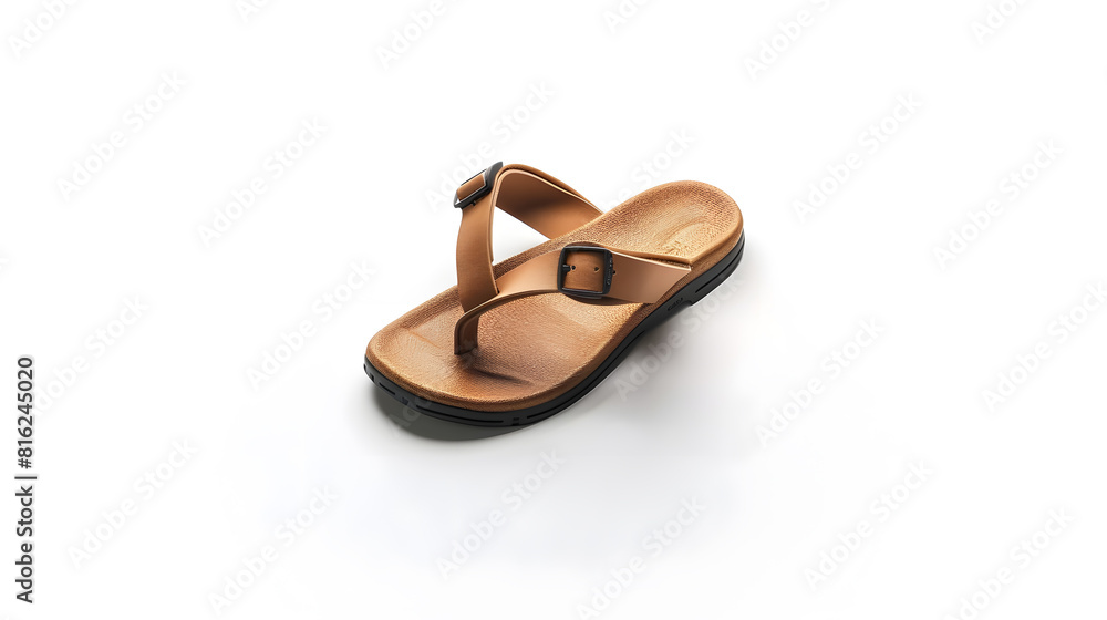 Sandal isolated on white background : Generative AI Sandal isolated on white background : Generative AI