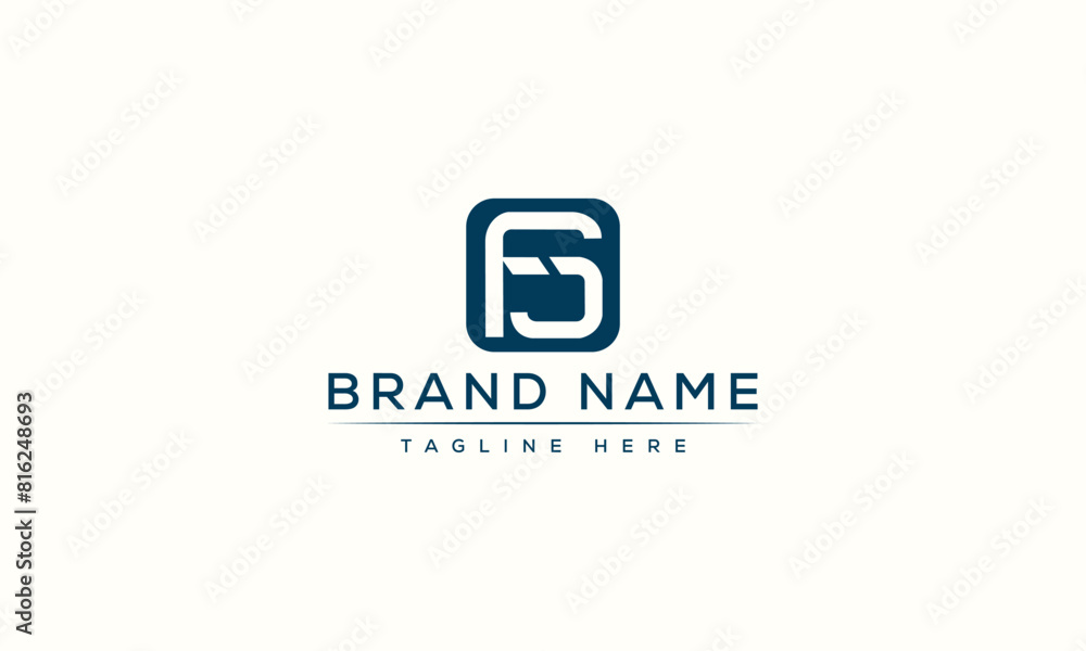 Logo design letter fs . Elegant modern. Vector template. Logo design letter fs . Elegant modern. Vector template.
