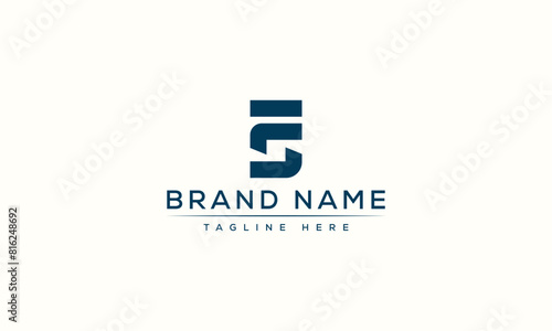 Logo design letter fs . Elegant modern. Vector template.