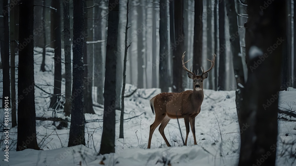 Deer in the forest Deer in the forest