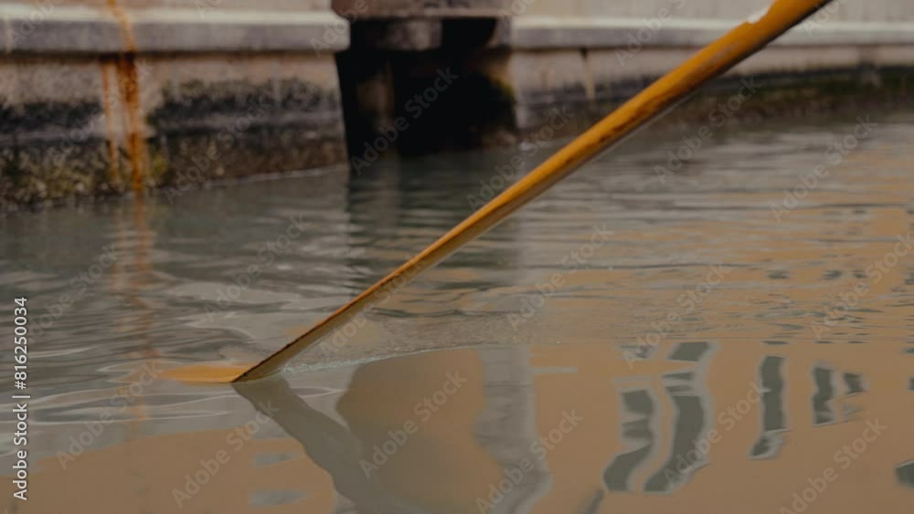 Gondola Rowing In Venice's Canals Gondola Rowing In Venice's Canals