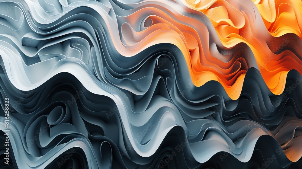 Abstract background with waves	