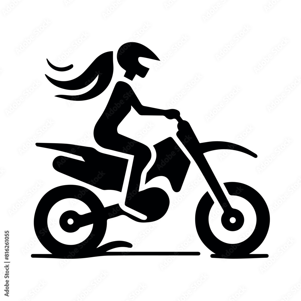 Motocross silhouettes Motocross silhouettes