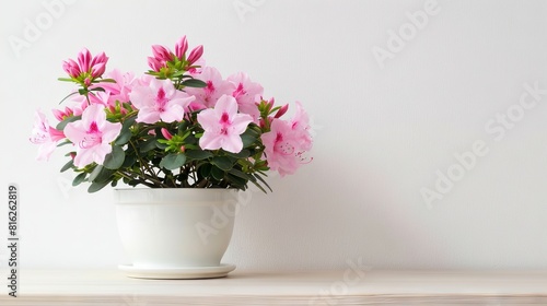 Azalea flower background with copy space. © Absent Satu