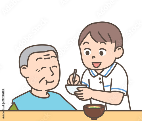 介護をする人