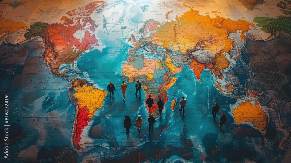 Fototapeta premium Devise a talent acquisition strategy that emphasizes the importance of cultural fit when expanding a small business into Asian territories.