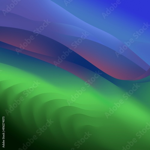 abstract colorful background with waves, macos sonoma photo