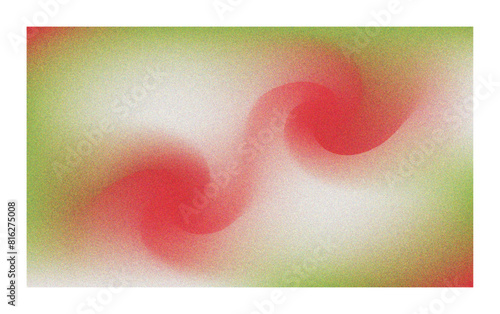 Grainy gradient background,Red green and white abstract noisy texture poster backdrop banner header cover design