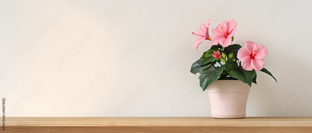 Hibiscus background with copy space. Hibiscus background with copy space.