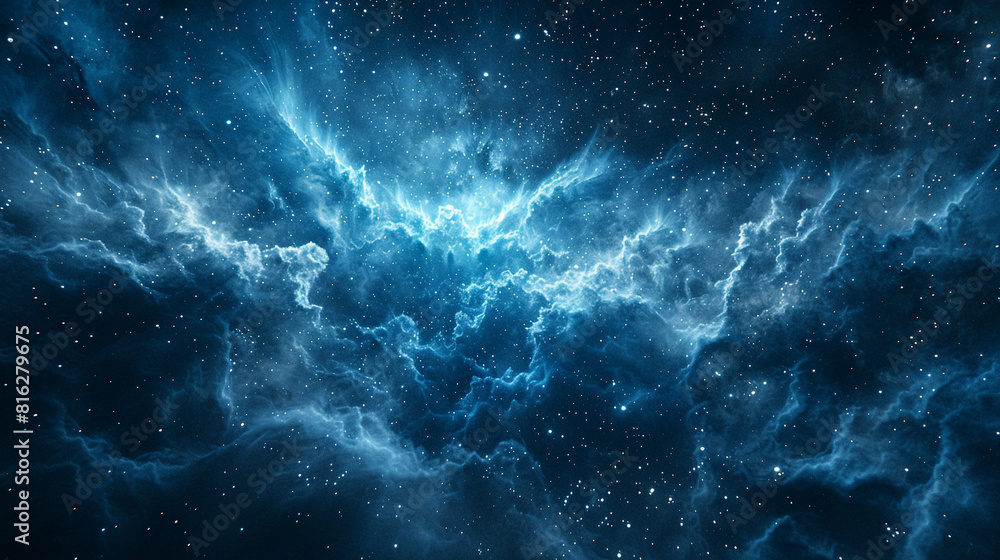 Fototapeta premium Starry Splendor Exploring the Cosmic Symphony of Star Fields and Nebulae, a Celestial Wonderland Awaits