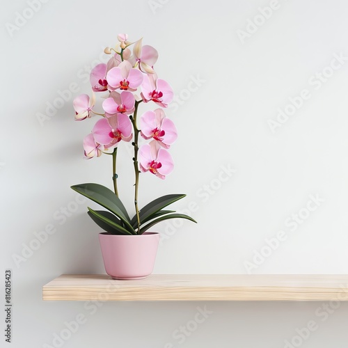 Orchid background with copy space.