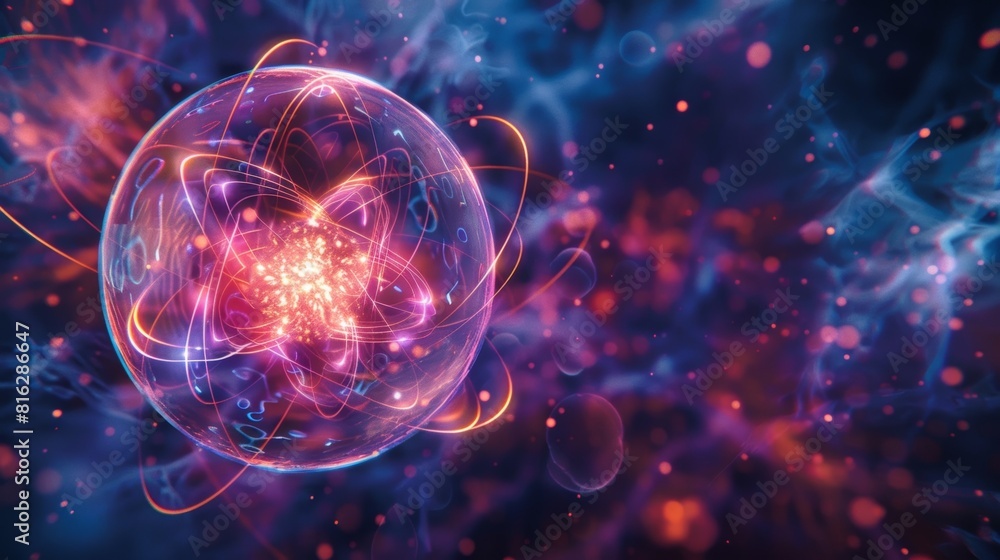 In the world of atoms change is constant as neutrons and protons shift and transform. In the world of atoms change is constant as neutrons and protons shift and transform.