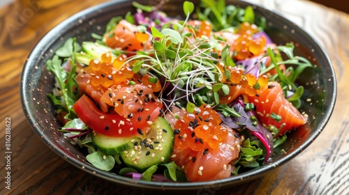 Picture of newly prepared Kani salad