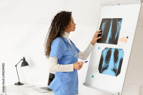 Female African-American med...