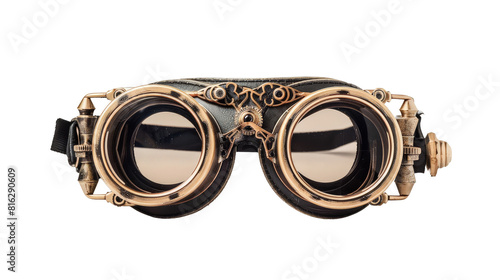 Showcase the Intricate Details of Steampunk on transparent background