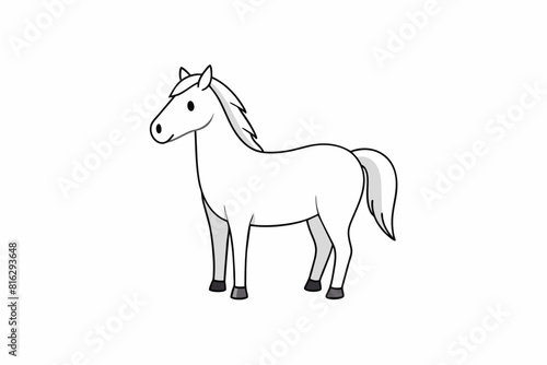 horse vector silhouette illustration