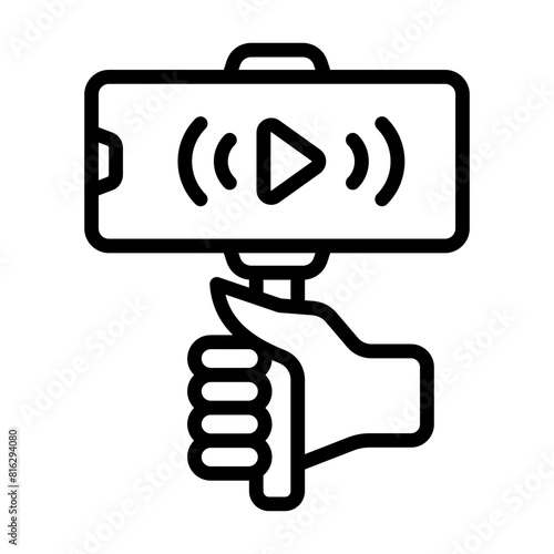 Vlogger Icon
